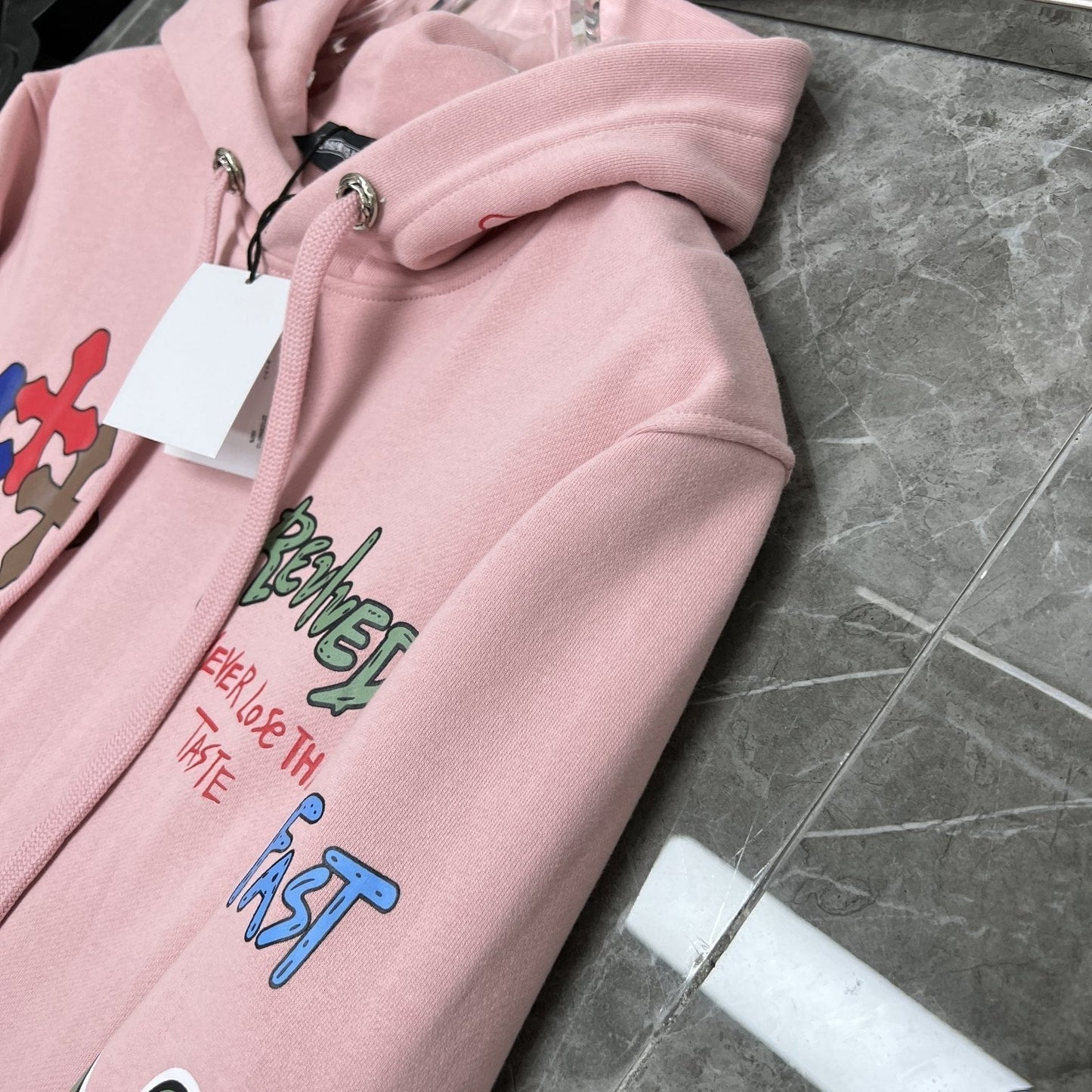 Chrome Heart Hoodie Sanskrit graffiti hooded sweater men's and women's hoodies jacket